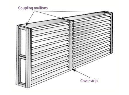 TEK Acoustic ACL1 1 - Multiple Section & Penthouse Acoustic Louvre