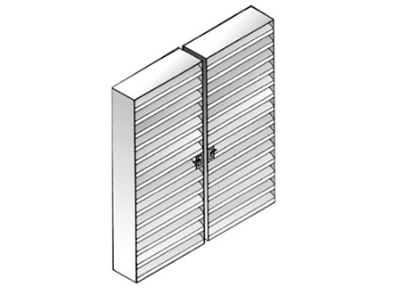 TEK Acoustic ACLD 1 - Acoustic Louvre Doors