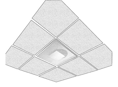 TEK Diffuser DFZ 3 - Square Perforated Face Diffuser