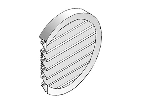 TEK Louvres CEL 1 - Circular Louvres - Type CEL50/75/100