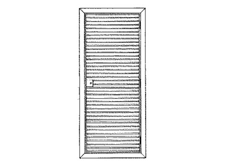 TEK Louvres LDL 2.2 - External Louvred Door - Type LD50/75/100