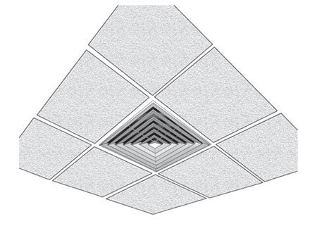 TEK Diffuser LFD 2 - Louvre Face Ceiling Diffuser