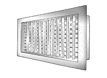 TEK Grille DDo 2 - Double Deflection Grilles for Supply - DDO